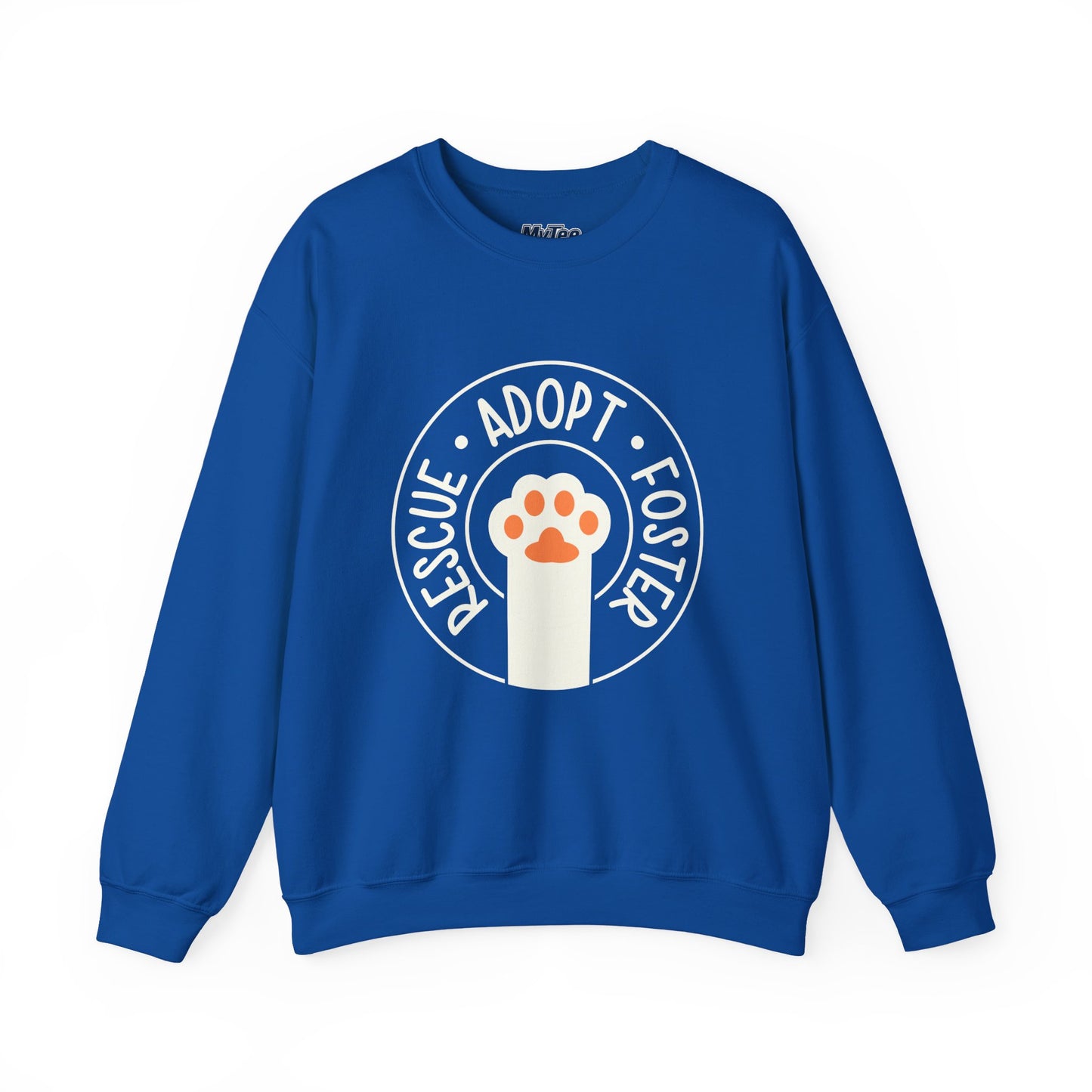 Rescue, Adopt, Foster Unisex Sweatshirt | Animal Lover Gift, Pet Adoption Crewneck