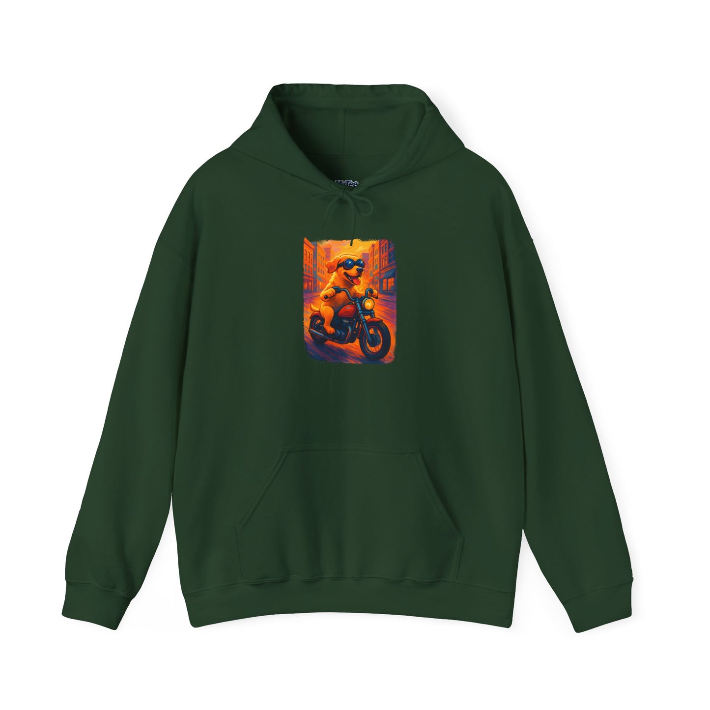 Labrador Urban Rider Hoodie – Edgy Dog Cozy Vibes