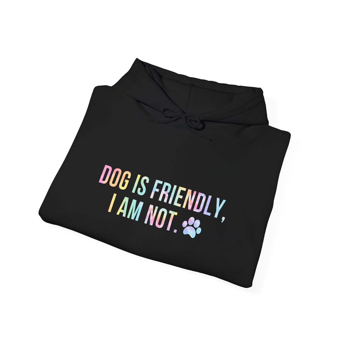 Dog Is Friendly I'm Not Unisex Hoodie | Funny Dog Apparel