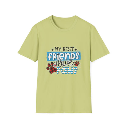Best Friends Pet Lover T-Shirt, Animal Lover Gift, Cute Graphic Tee, Gift for Dog Owners, Birthday Present, Casual Wear