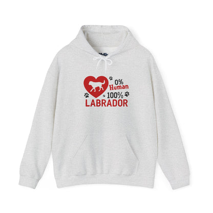 0% Human 100% Labrador Unisex Hoodie