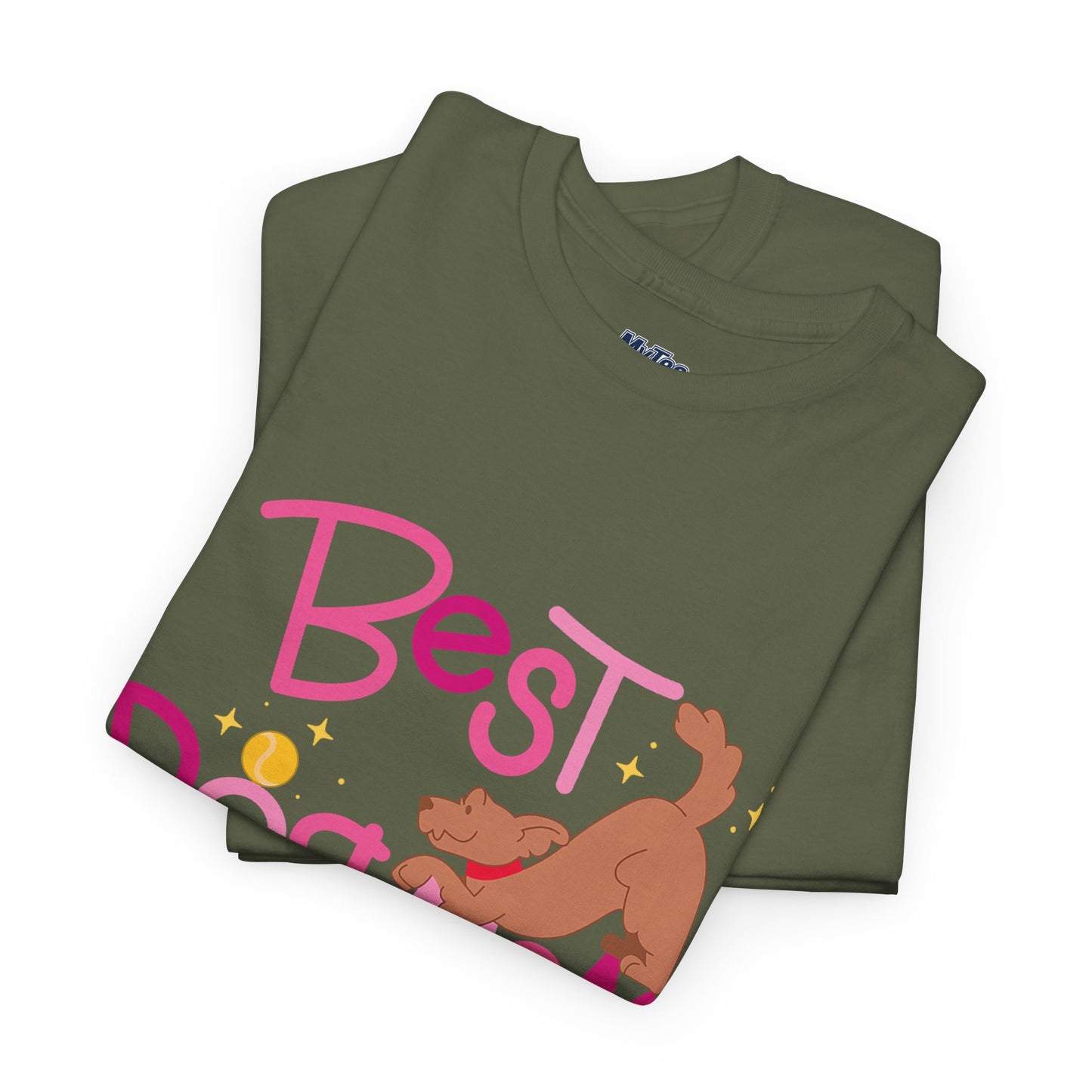 Best Dog Mom Ever Cotton T-Shirt For Proud Mothers