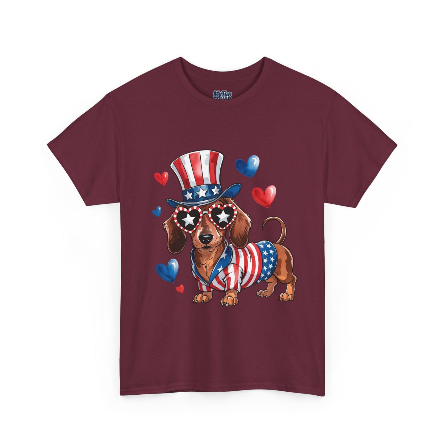 Patriotic Dachshund Unisex T-Shirt | Dog Lover Gift, July 4th Celebration