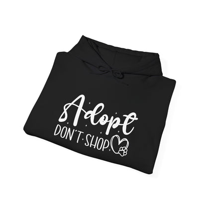 Adopt Don’t Shop Unisex Hoodie – Soft Statement Wear For Animal Lovers