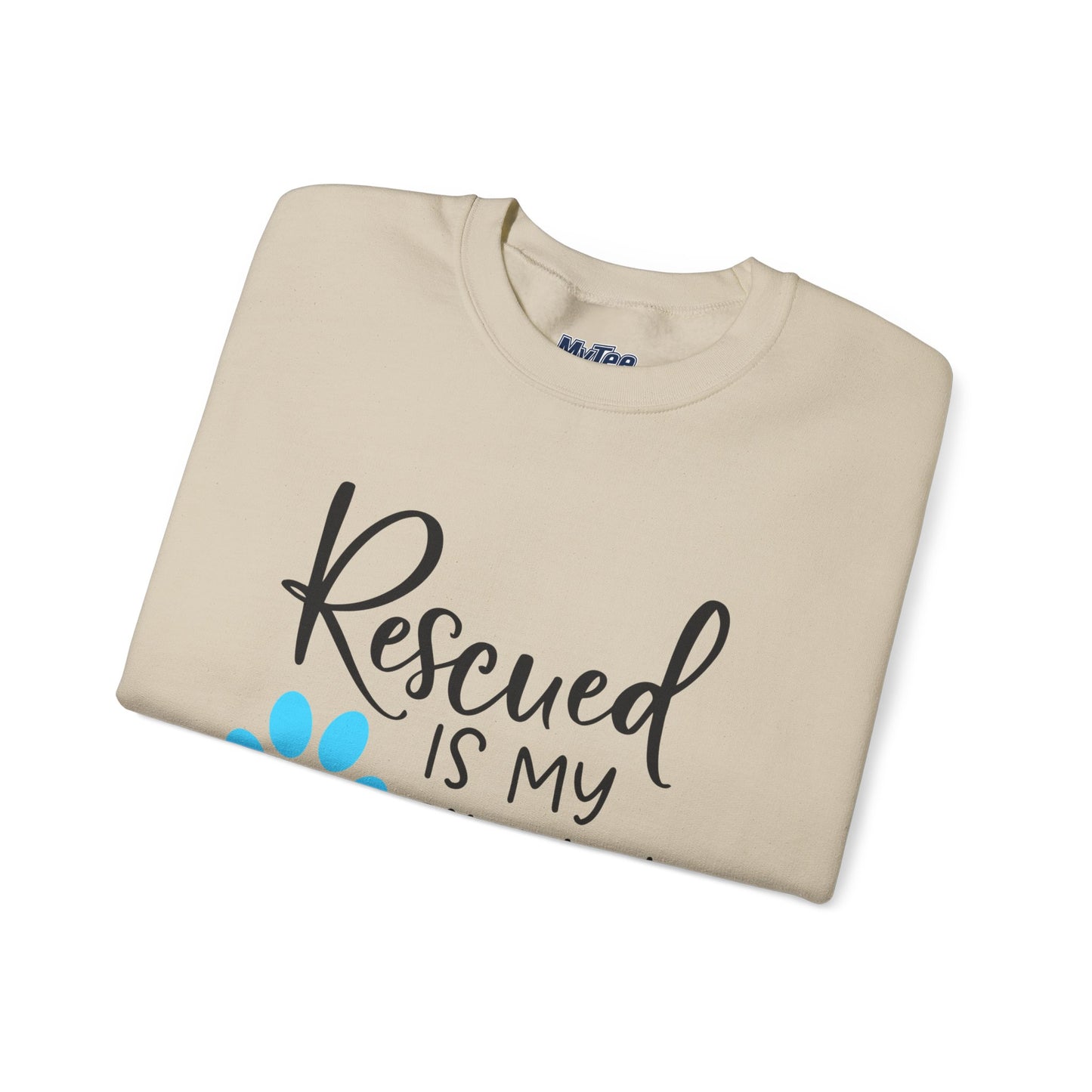 Rescued Is My Favorite Breed Unisex Sweatshirt – Dog Lover Crewneck