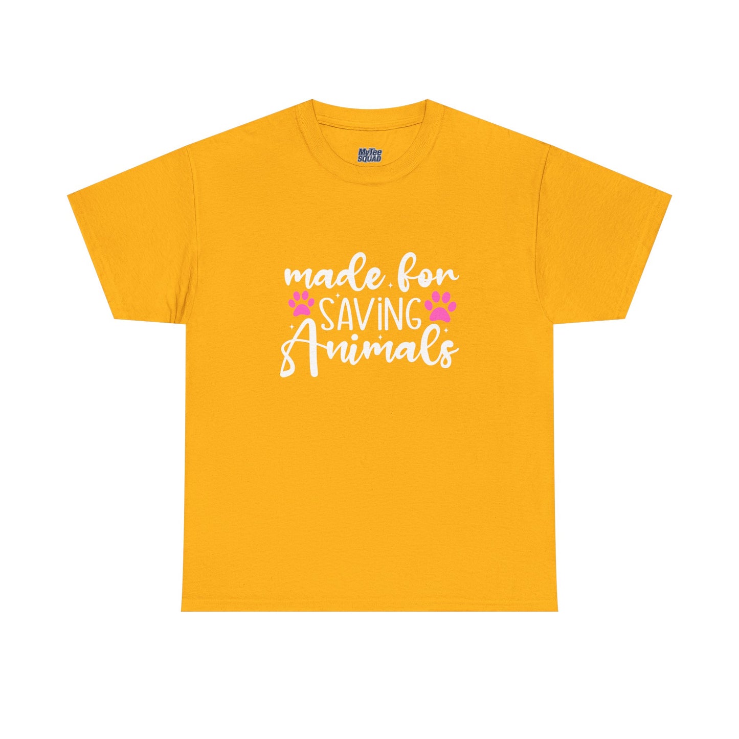 Made For Saving Animals Unisex Cotton T-Shirt | Dog Lover