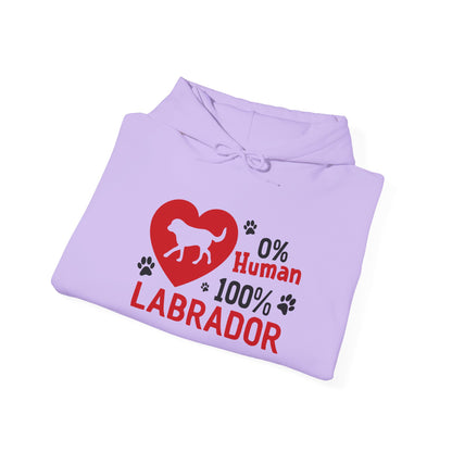Labrador All The Way Unisex Hoodie – Zero Human, All Dog Energy