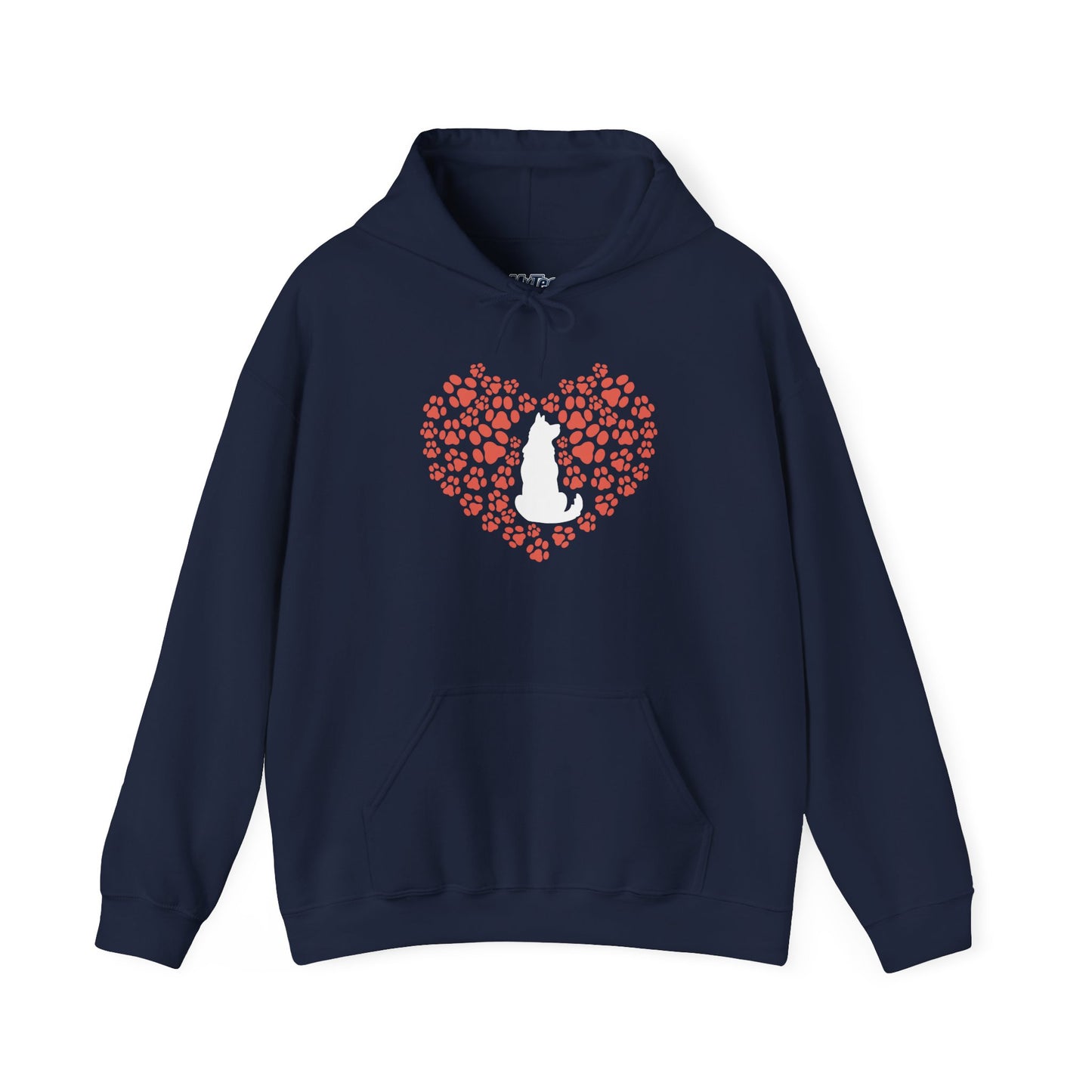 Heart Of A Cat – Minimalist Pet Lover Hoodie