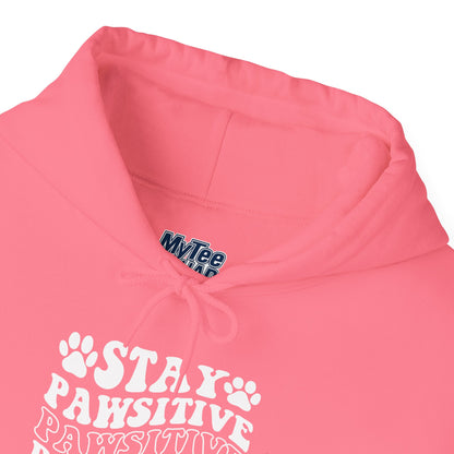 Stay Pawsitive Unisex Hoodie | Perfect for Celebrations & Holidays
