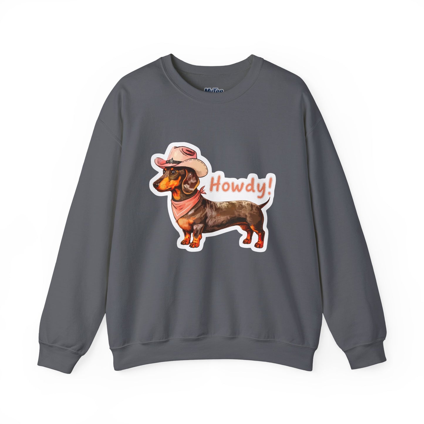 Dachshund Howdy Unisex Sweatshirt – Cozy Western Pup Pullover