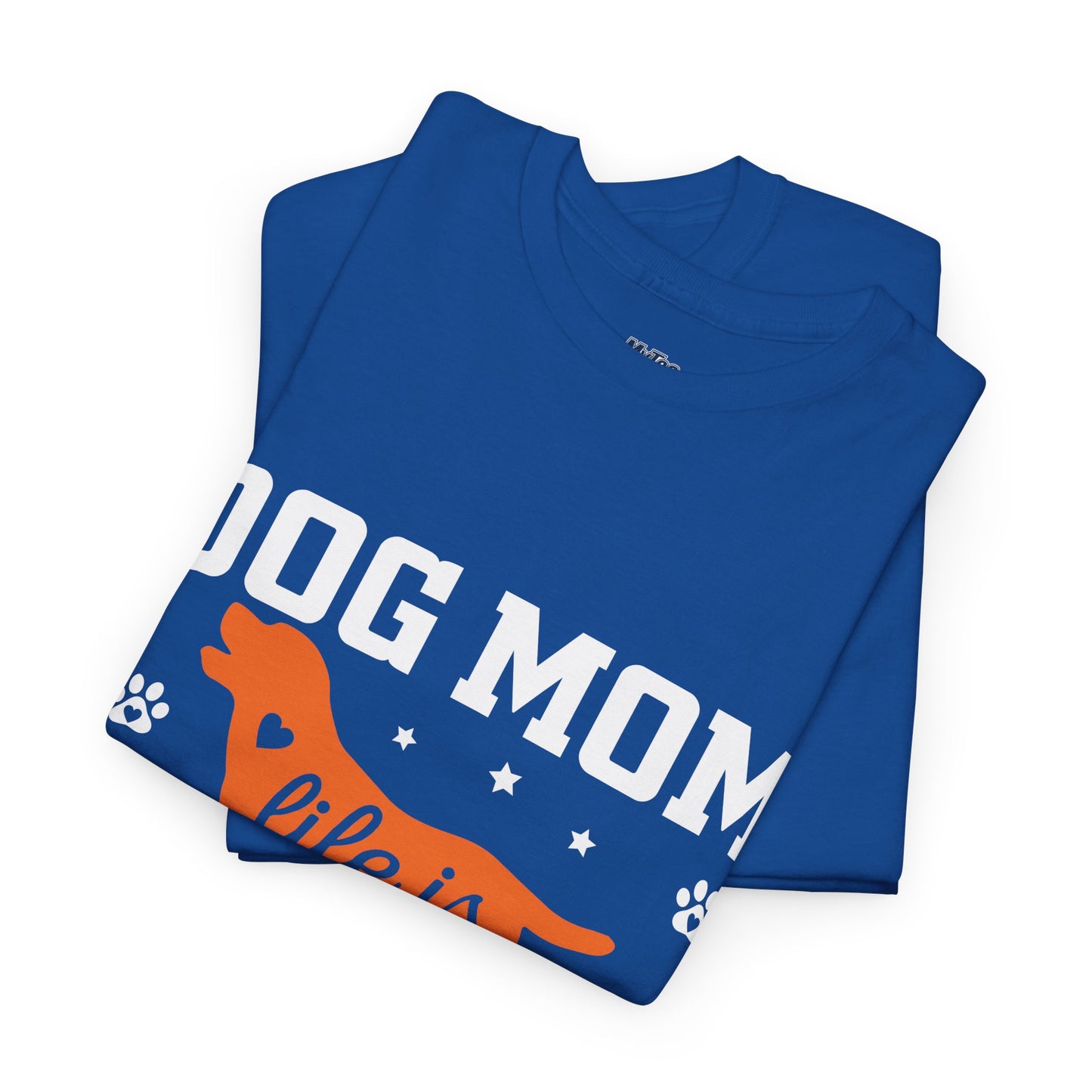 Dog Mom Life Is Ruff Cotton T-Shirt