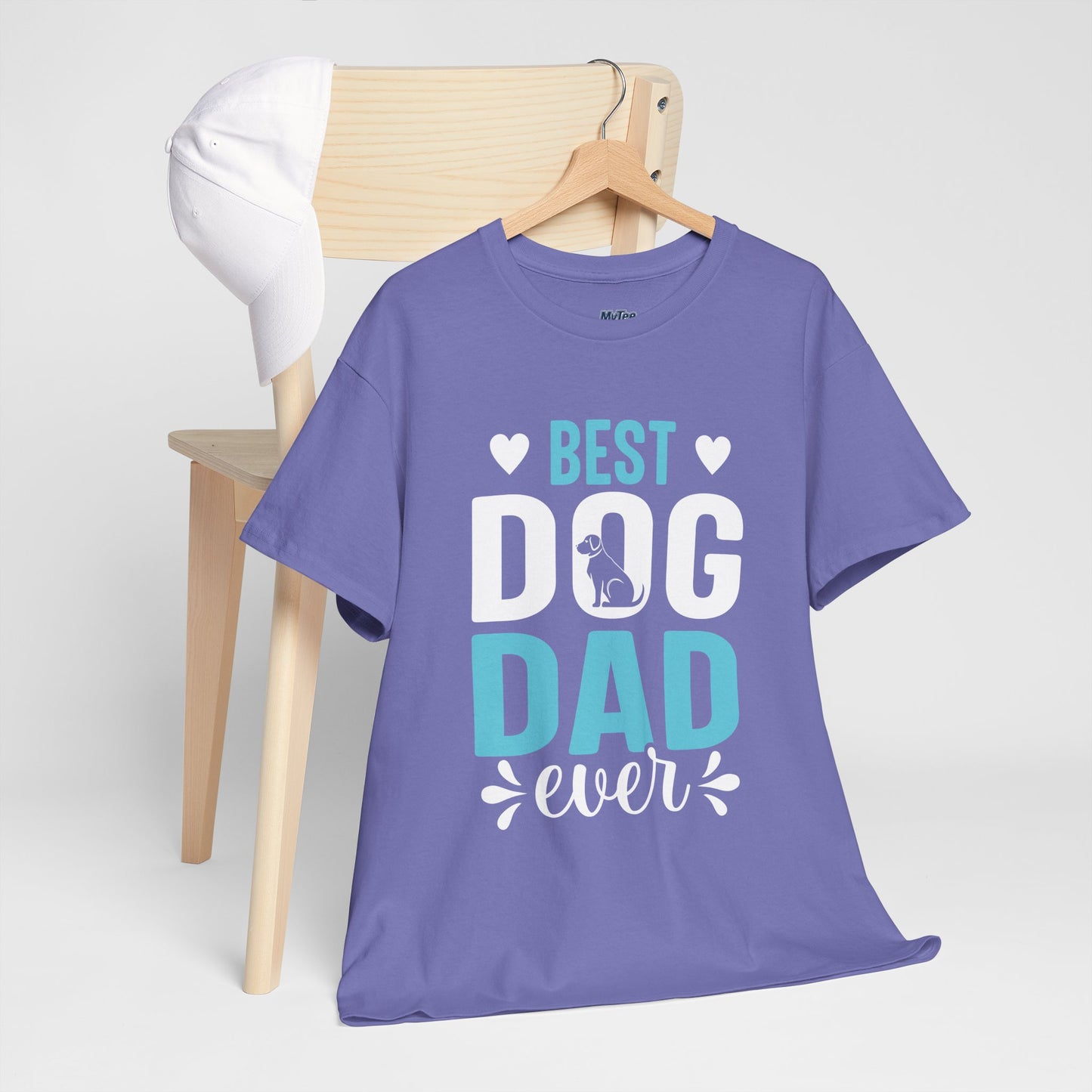 Best Dog Dad Ever Cotton T-Shirt