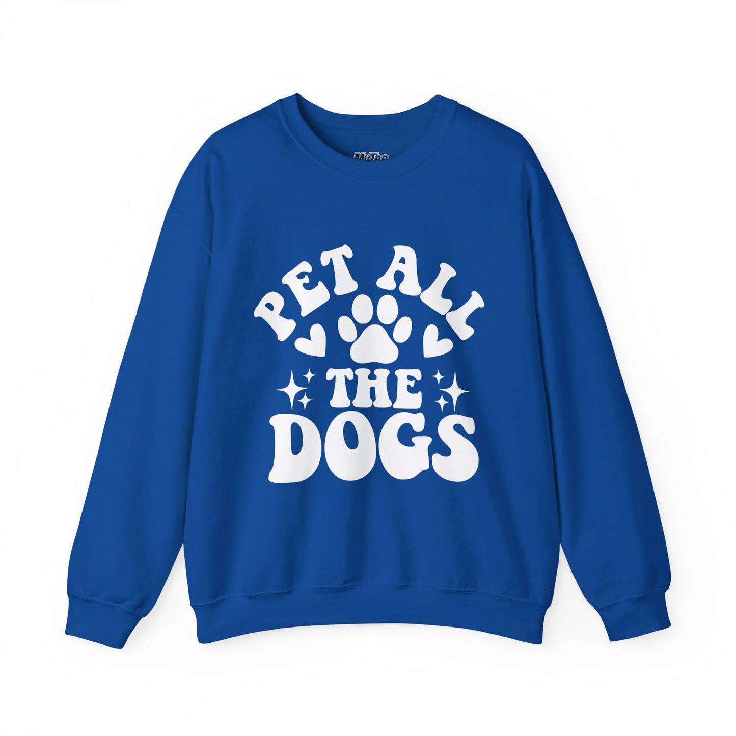 Pet All The Dogs Crewneck Sweatshirt | Cozy Dog Lover Gift