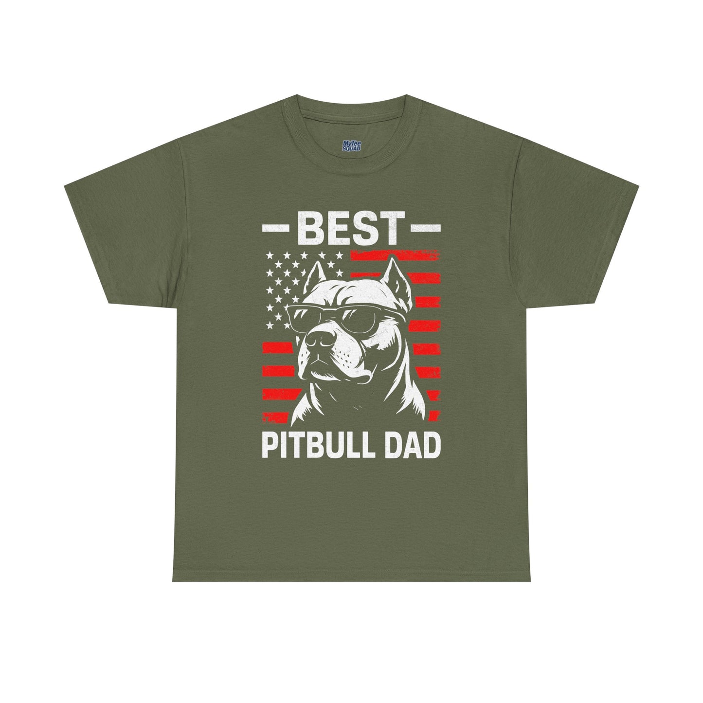 Best Pitbull Dad T-Shirt For Real Dog Father Only
