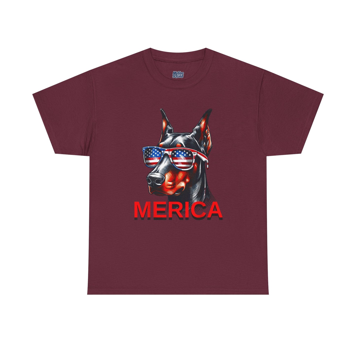 Patriotic Doberman With Sunglasses Unisex T-Shirt