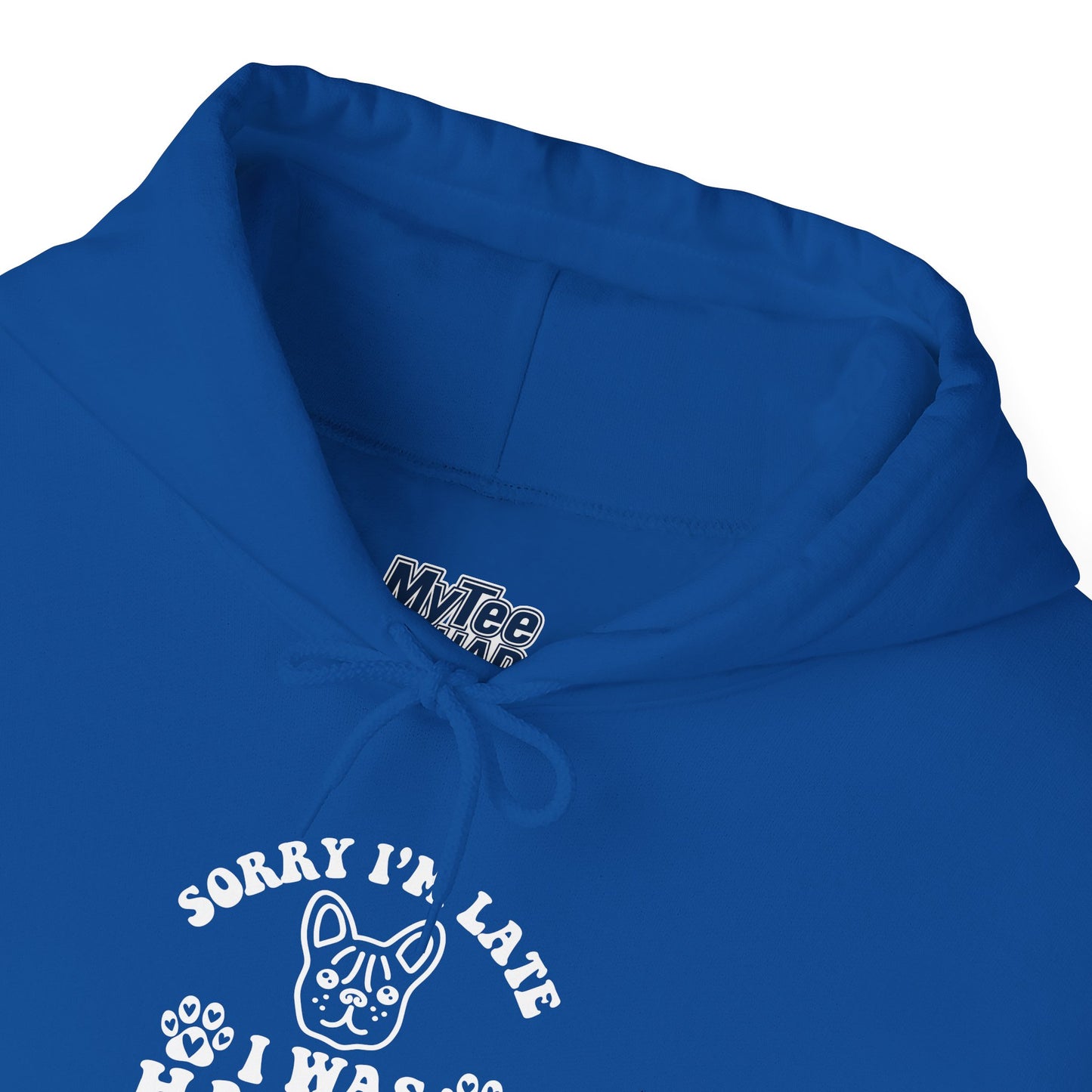 Sorry I’m Late Hoodie – Hanging With My Dog Vibe