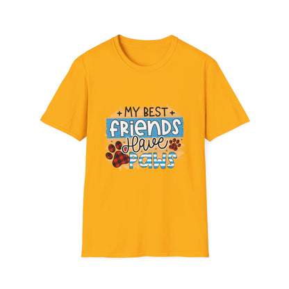 Best Friends Pet Lover T-Shirt, Animal Lover Gift, Cute Graphic Tee, Gift for Dog Owners, Birthday Present, Casual Wear