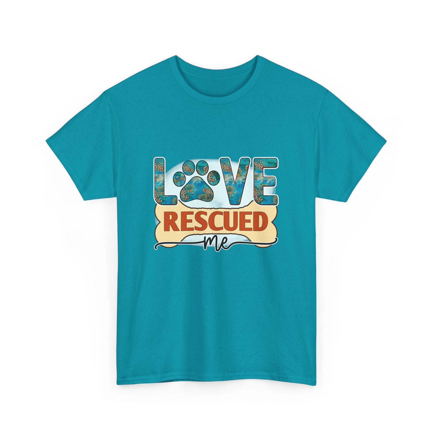 Love Rescued Me T-Shirt - Rescue Dogs Save Lives