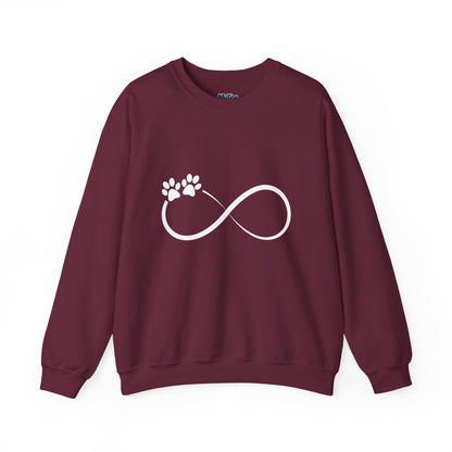 Infinity Paw Print Hoodie - Warm & Minimalist