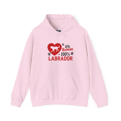 0% Human 100% Labrador Unisex Hoodie