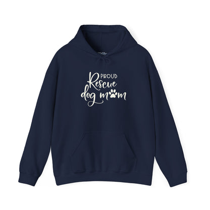 Proud Rescue Dog Mom Hoodie | Dog Mama Gift