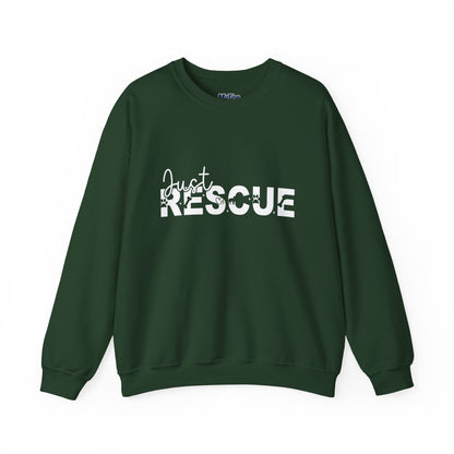 Just Rescue Sweatshirt – For Proud Pet Rescuers