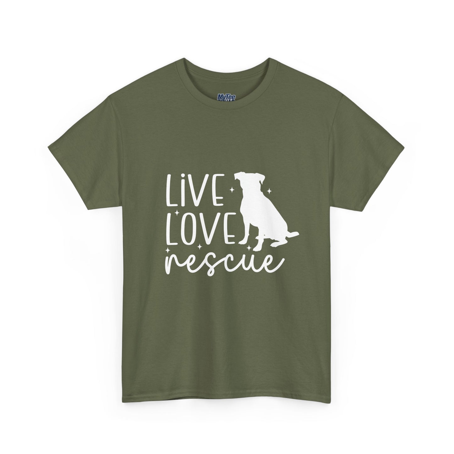 Live Love Rescue Dog Lover Unisex T-shirt