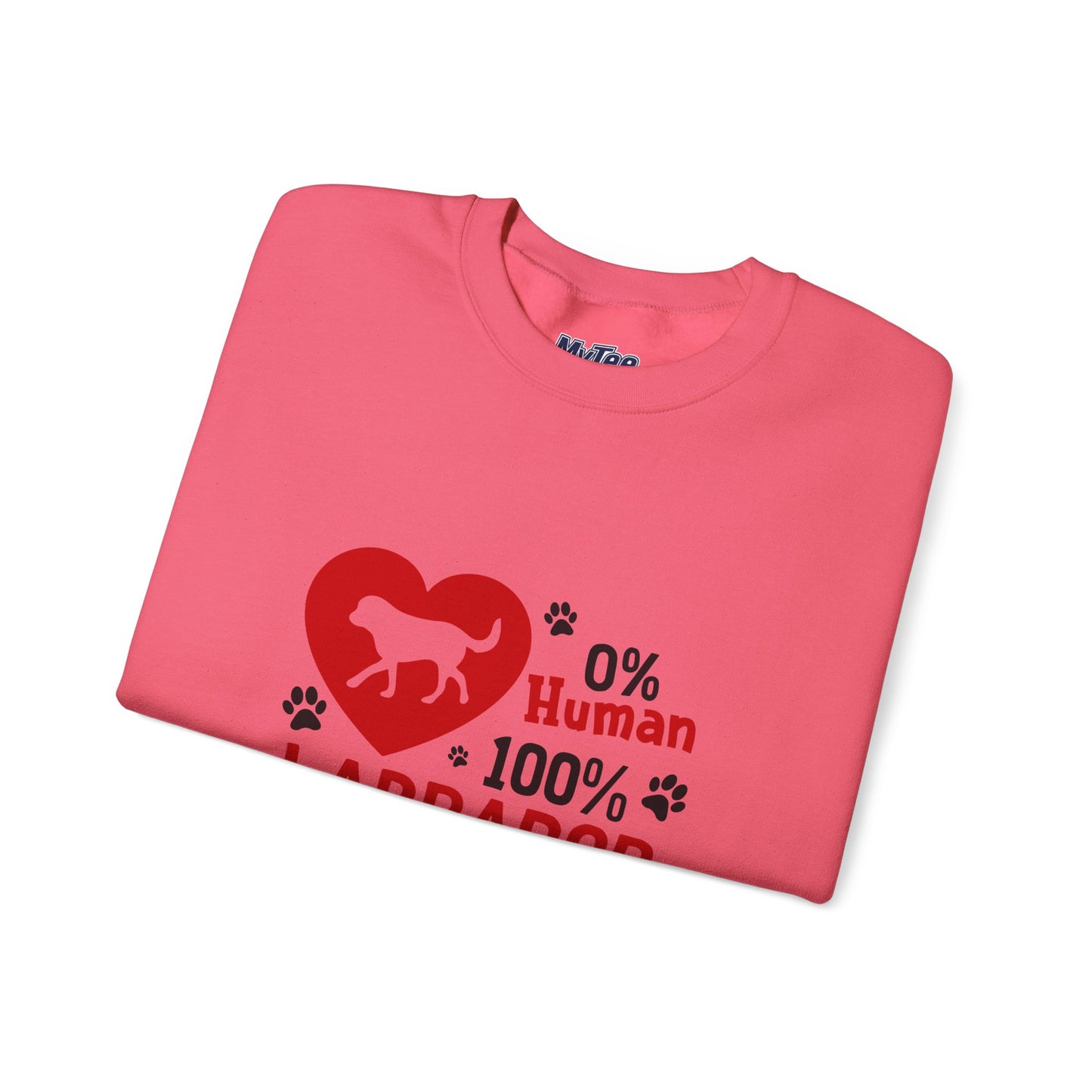0% Human 100% Labrador Unisex Sweatshirt
