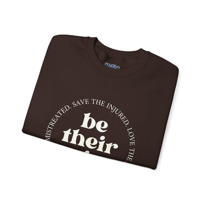Be Their Voice Unisex Sweatshirt – Animal Shelter Support Pullover