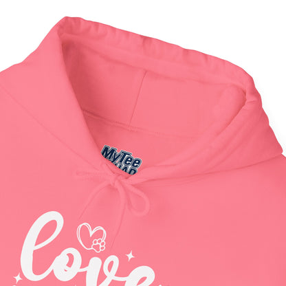 Love Rescued Me Unisex Hoodie – Proud Rescue Pet Parent Apparel