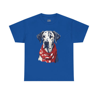 Patriotic Great Dane Unisex T-Shirt
