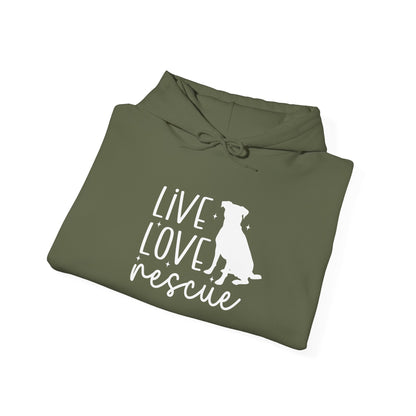 Live Love Rescue Unisex Hoodie For Pet Lovers