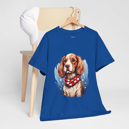 Patriotic Cocker Spaniel Unisex T-Shirt