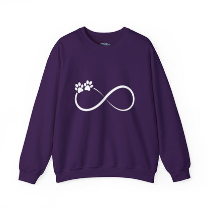 Infinity Paw Print Hoodie - Warm & Minimalist