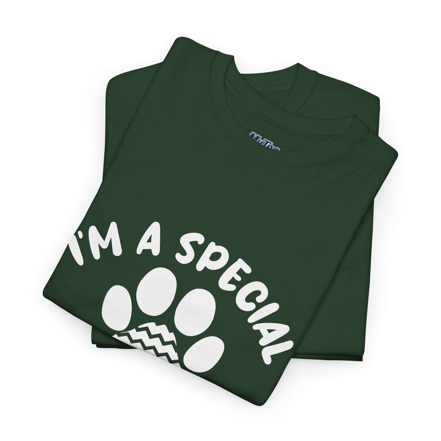 I'M A SPECIAL, DOG KIND OF SPECIAL Casual PAW Cotton T-shirt