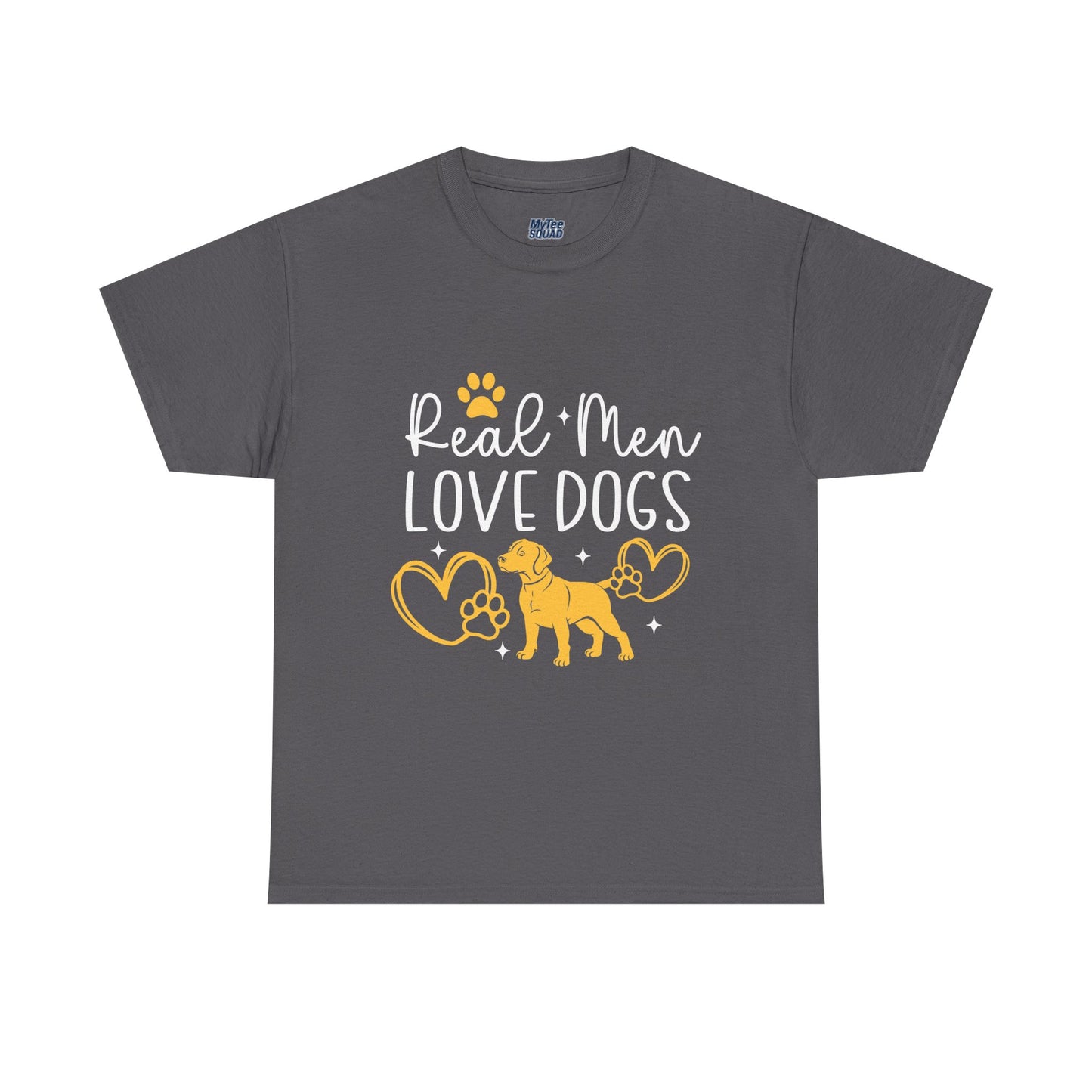 Real Men Love Dogs Cotton T-Shirts | Dog Lover