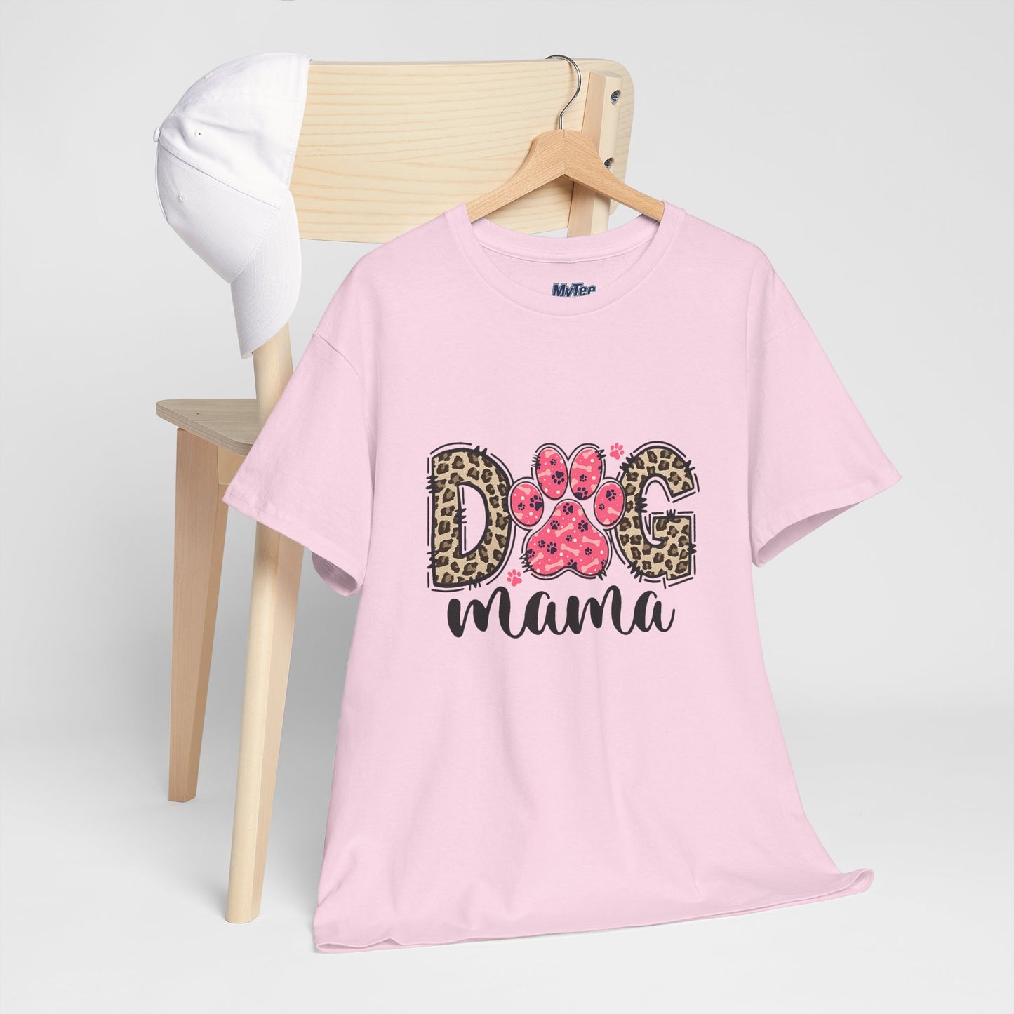 Dog Mama Graphic Cotton T-Shirt | Perfect for Pet Lovers