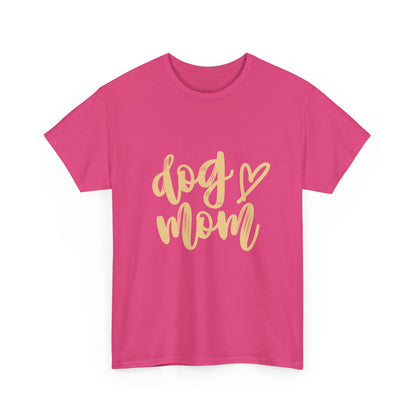 Dog Mom Cotton T-Shirt - Perfect for Dog Mothers
