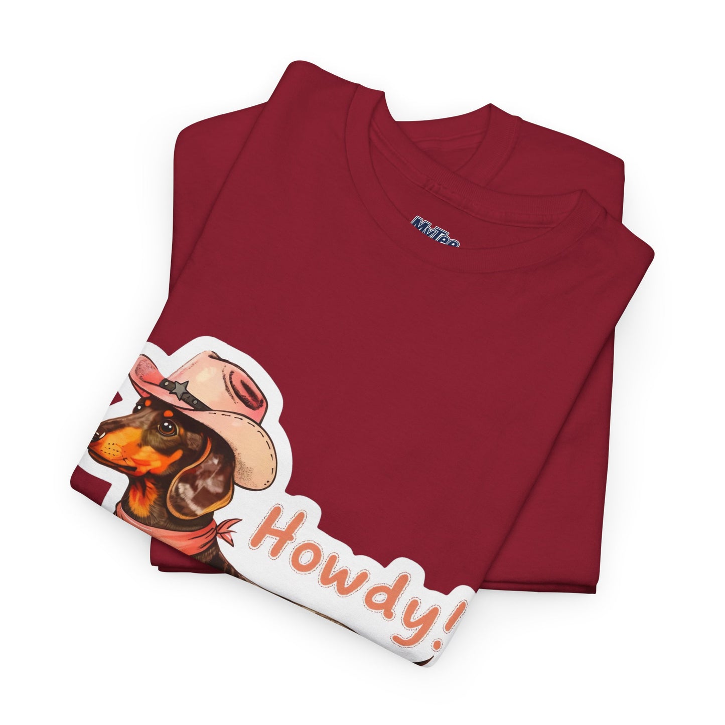 Dachshund Howdy Unisex T-Shirt – Southern Charm For Pup Fans