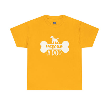 Rescue a Dog Unisex Cotton T-shirt | Dog Lover