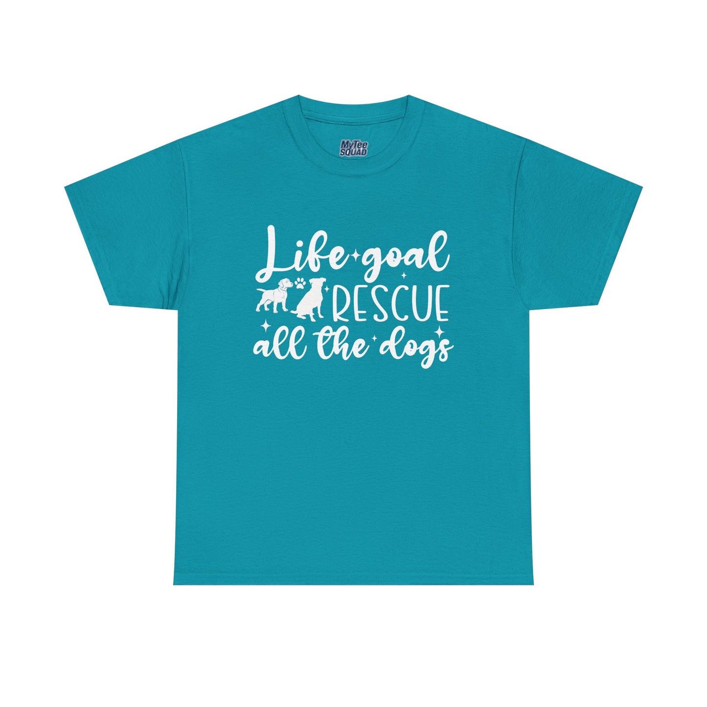 Life Goal Rescue All The Dogs Unisex T-Shirt - Perfect For Animal Lovers