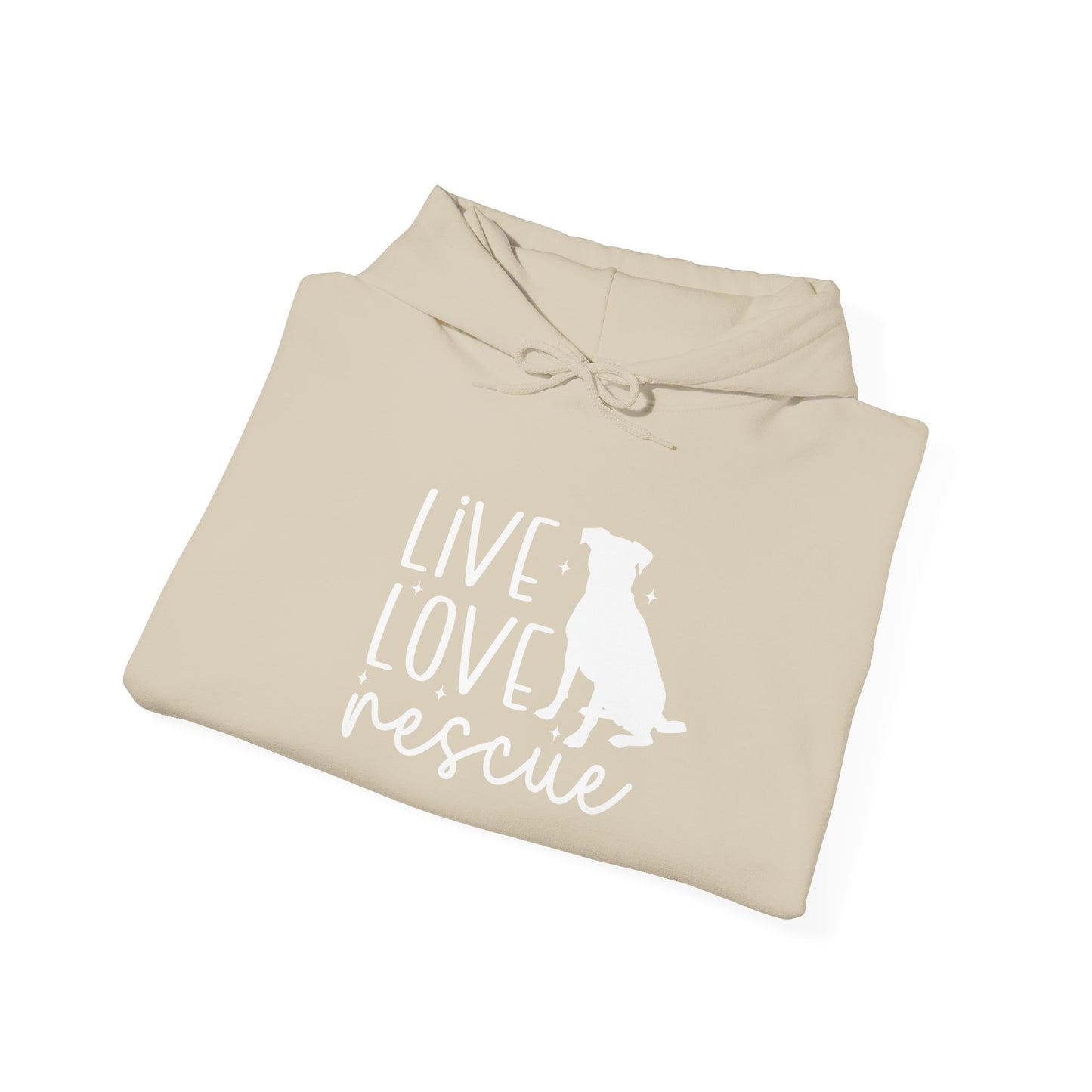 Live Love Rescue Unisex Hoodie For Pet Lovers