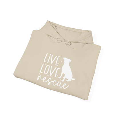 Live Love Rescue Unisex Hoodie For Pet Lovers