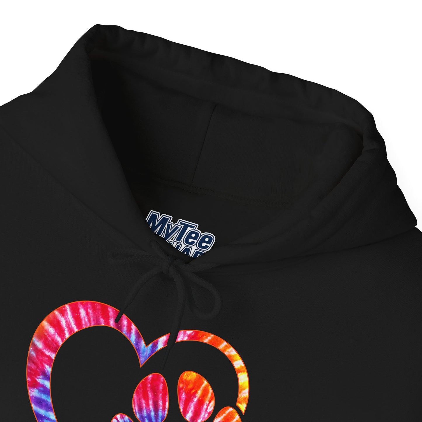 Paw Love Tie-Dye Hoodie – Wear Your Heart In Color