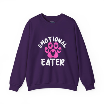Emotional Eater Sweatshirt – Heart, Paws & Snacks