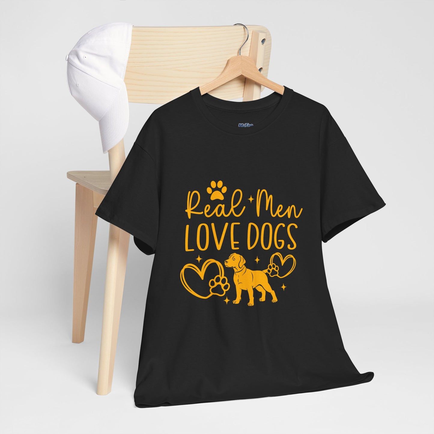 Real Men Love Dogs Cotton T-Shirts | Dog Lover