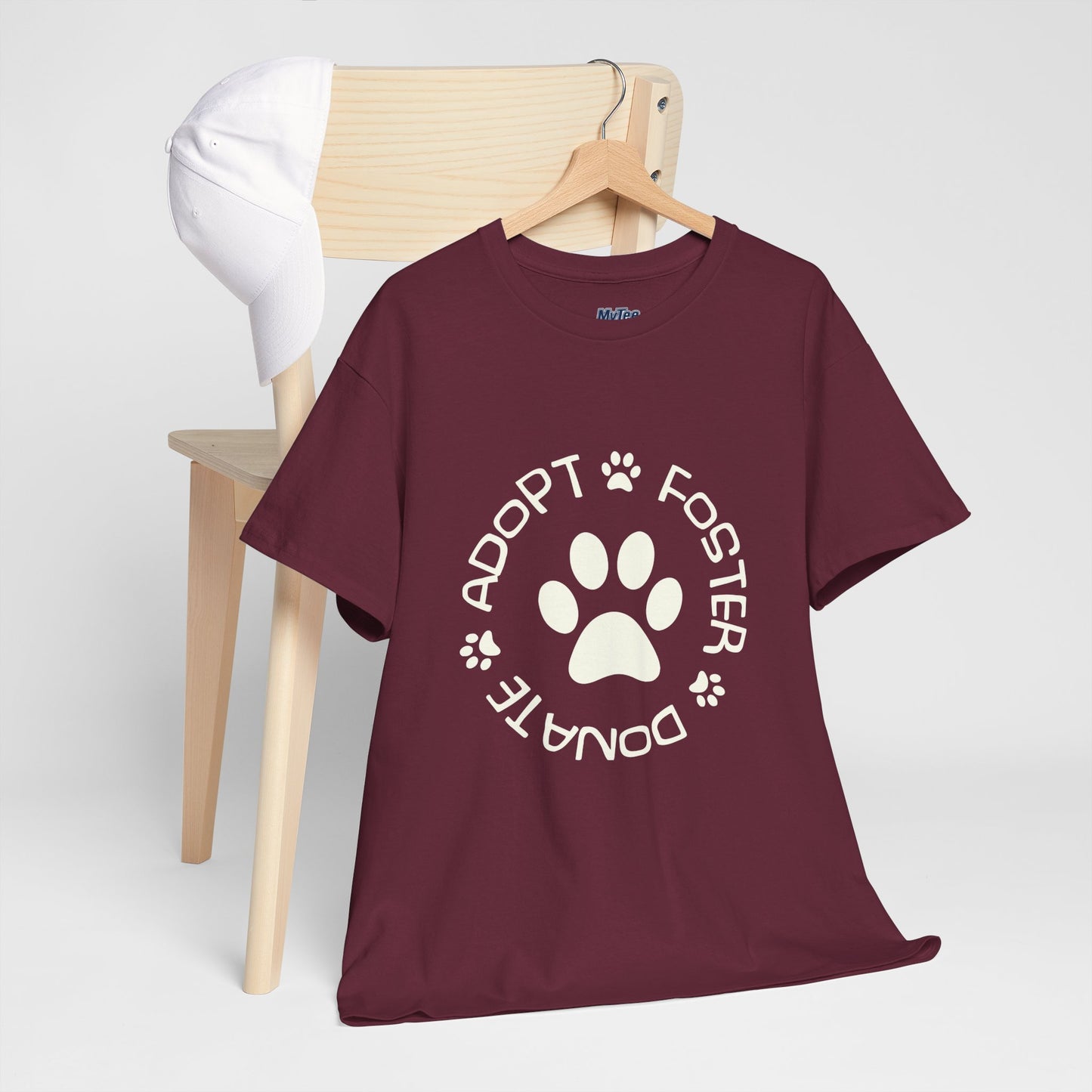 Adopt, Foster, Donate Unisex T-Shirt| Animal Rescue Support