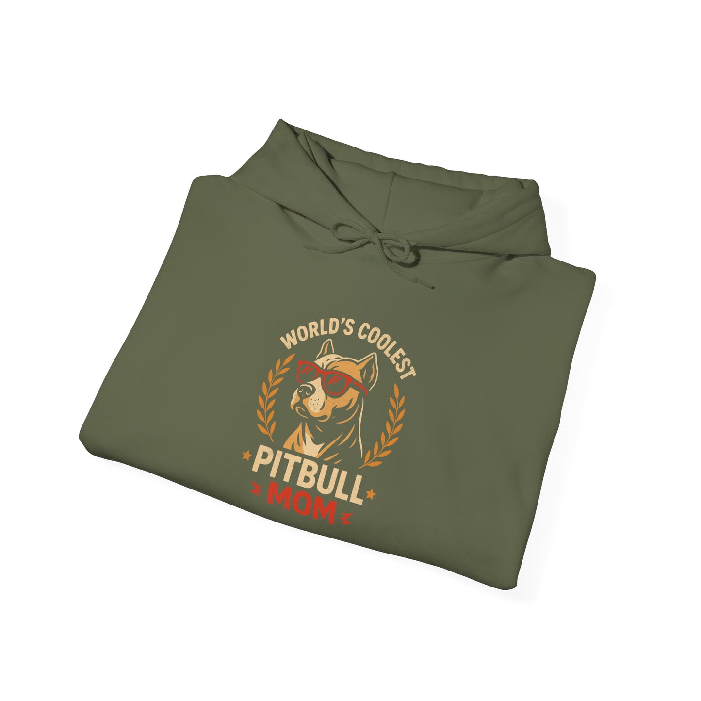 World's Coolest Pitbull Mom Hoodie | Perfect Gift for Dog Mama