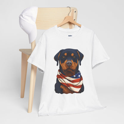 Patriotic Rottweiler Unisex T-Shirt