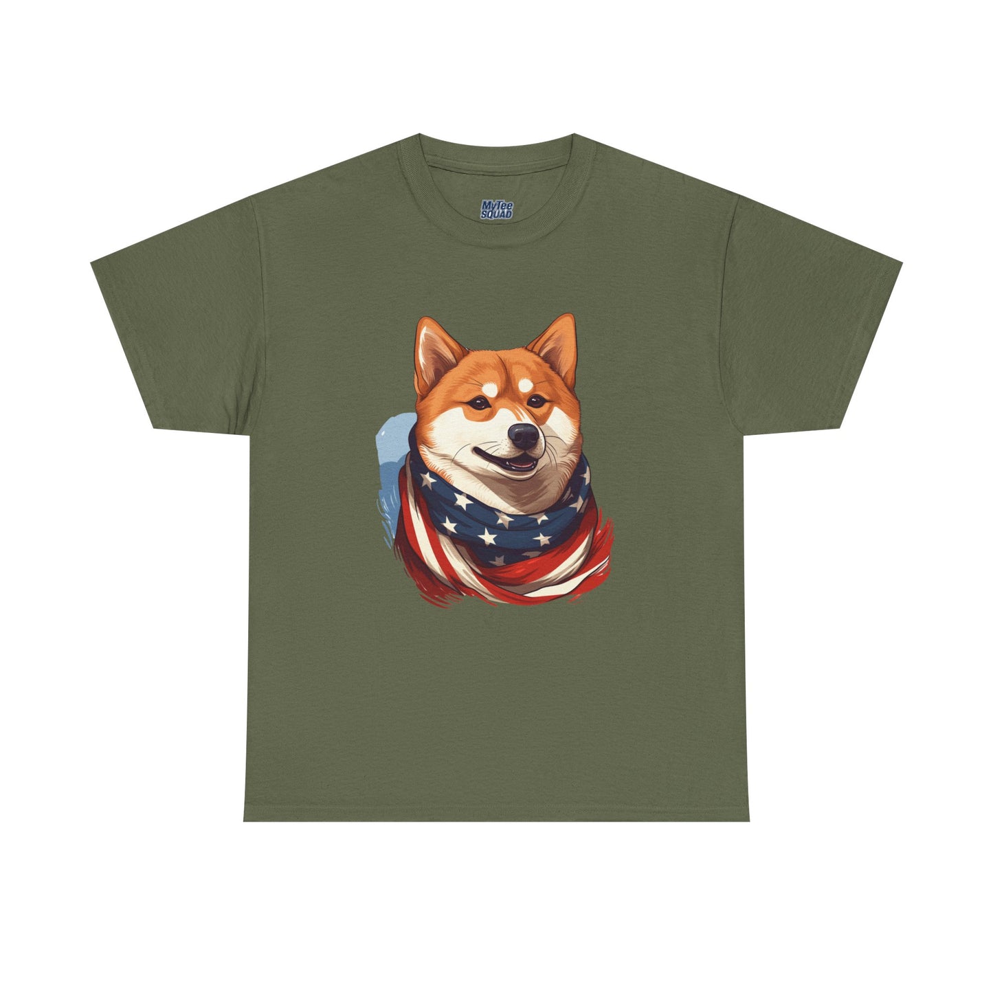 Patriotic Shiba Inu Unisex T-Shirt
